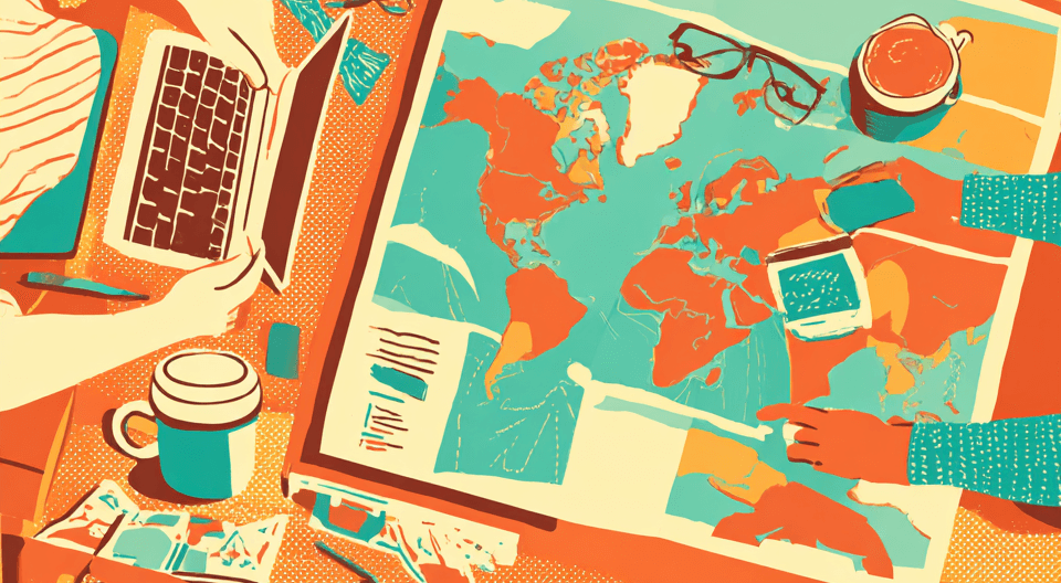 Family customizing their trip itinerary with Go With Rosie planner