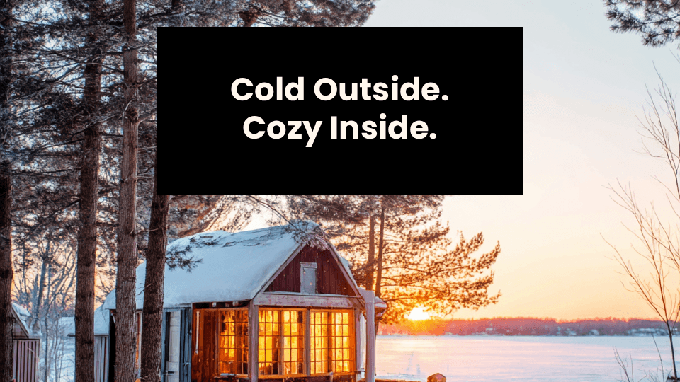 Cozy cabin on a lake